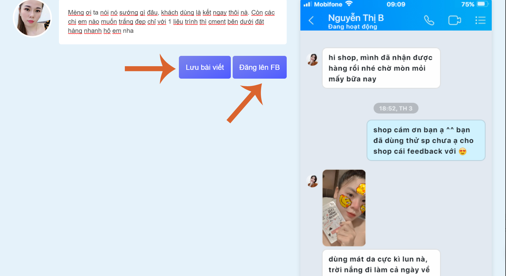 tool tạo feedback ảo - kingcontent.pro
