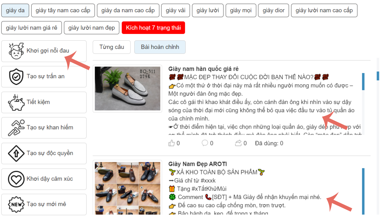 Gợi ý bài viết hoàn chỉnh - kingcontent.pro
