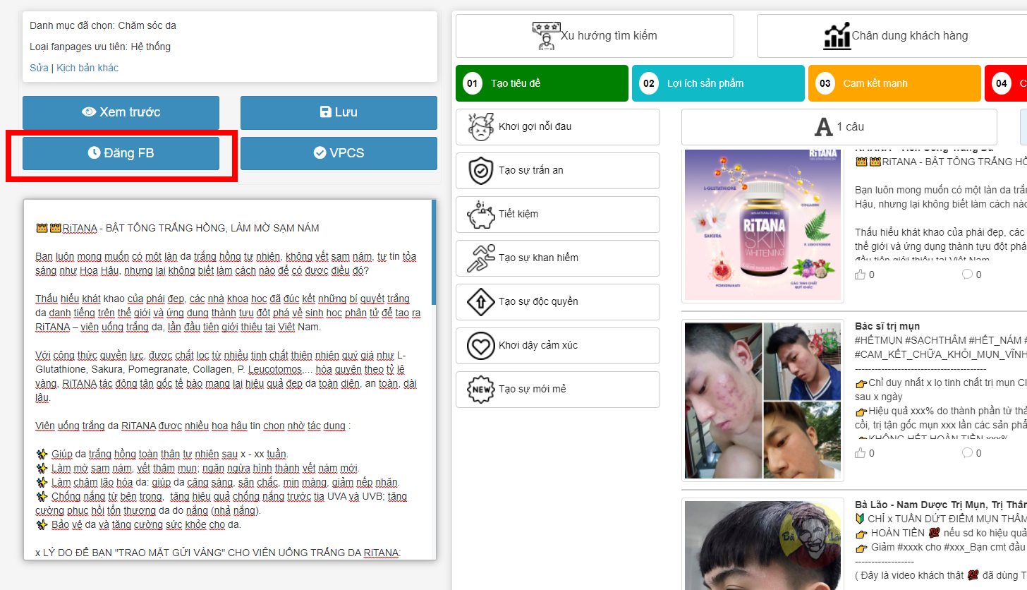 hướng dẫn sử dụng kingcontent