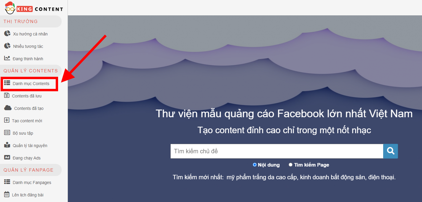xây dựng fanpage cộng đồng với kingcontent.pro