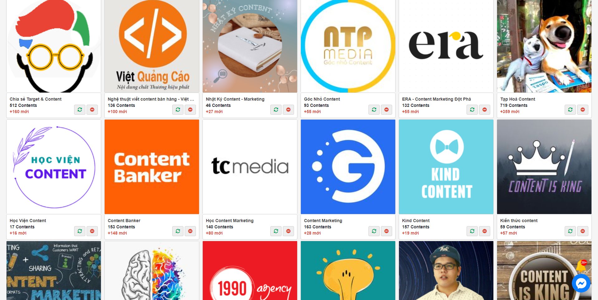 xây dựng fanpage cộng đồng với kingcontent.pro