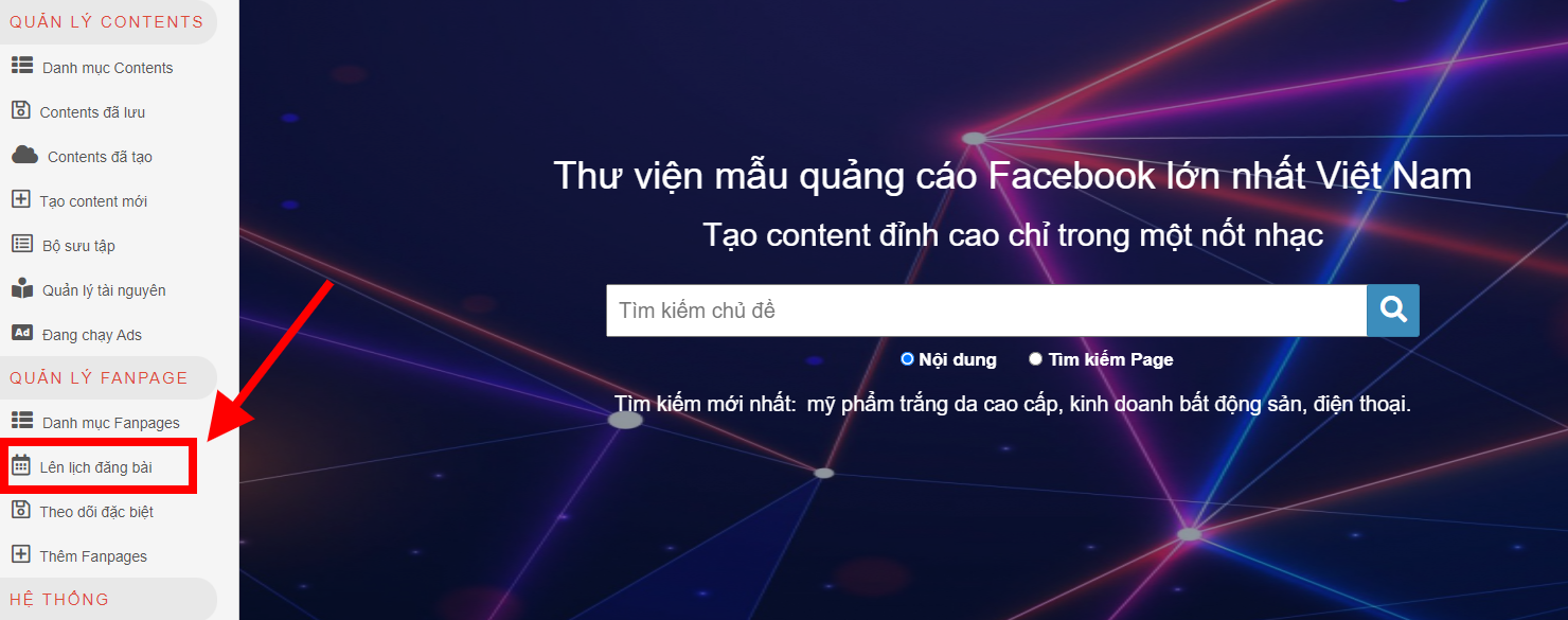 xây dựng fanpage cộng đồng với kingcontent.pro