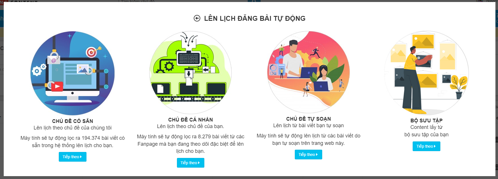 xây dựng fanpage cộng đồng với kingcontent.pro