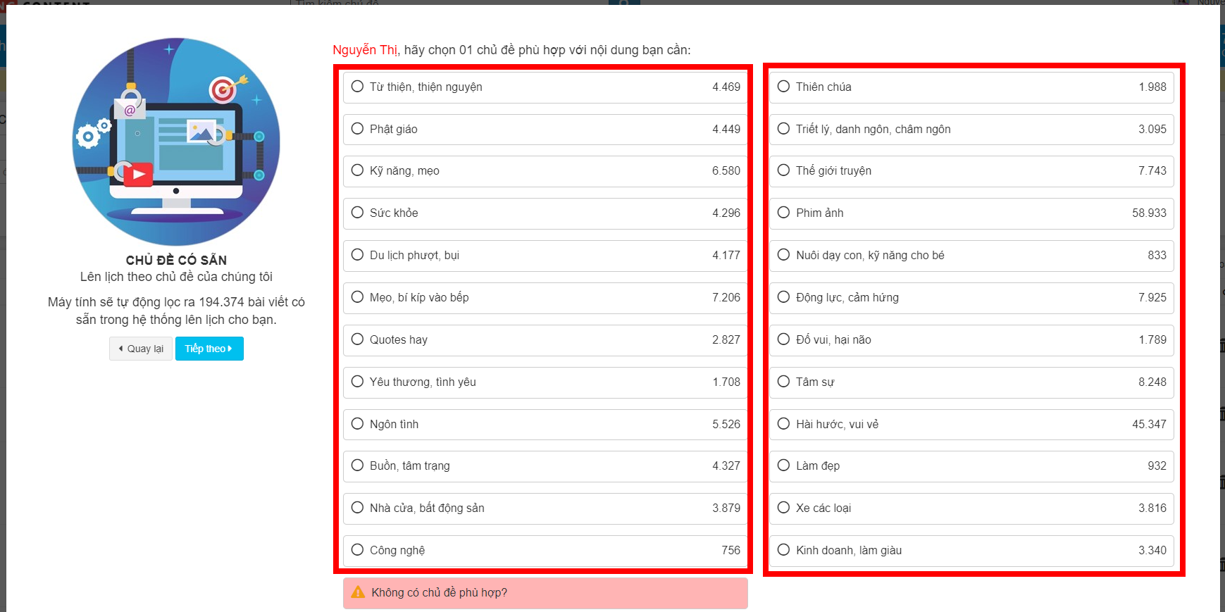 xây dựng fanpage cộng đồng với kingcontent.pro